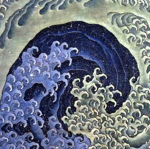 Katsushika Hokusai - Feminine Waves (Menami)