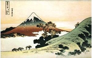 Katsushika Hokusai - Mt. Fuji in the Sunset