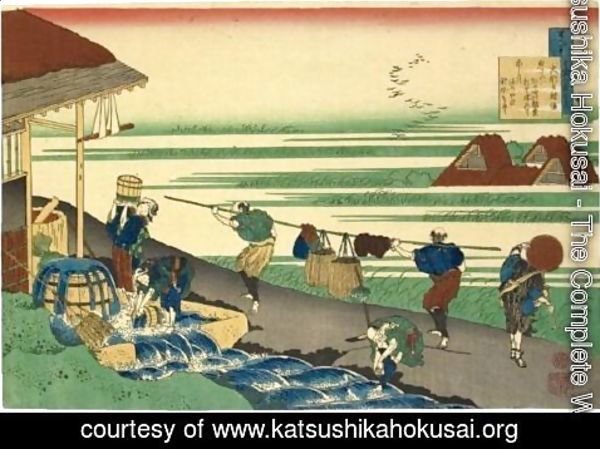 Katsushika Hokusai - Minamoto No Tsunenobu From The Series 'Hyakunin Isshu Ubaga Etoki'