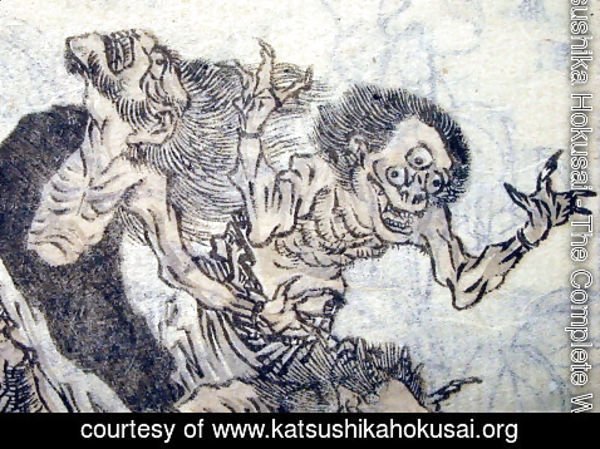 Katsushika Hokusai - Multi-eyed Oni