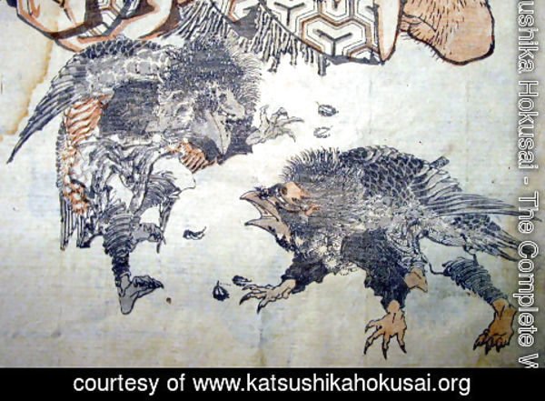 Katsushika Hokusai - Tengu