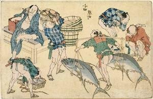 Katsushika Hokusai - Street scenes 6