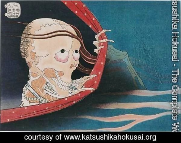Katsushika Hokusai - The Phantom of Kohada Koheiji