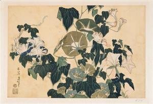 Katsushika Hokusai - Volubilism and Pippin
