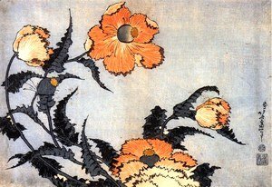 Katsushika Hokusai - Poppies