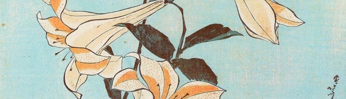 Katsushika Hokusai - Lilies